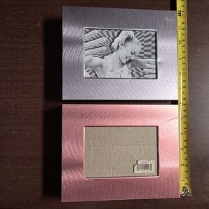 Metallic Purple and Pink Picture Albums Set Of 2